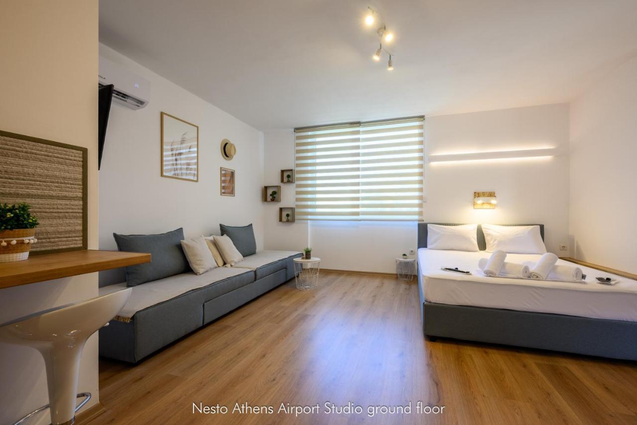 Apartament Nesto Athens Airport Zen Spáta Zewnętrze zdjęcie