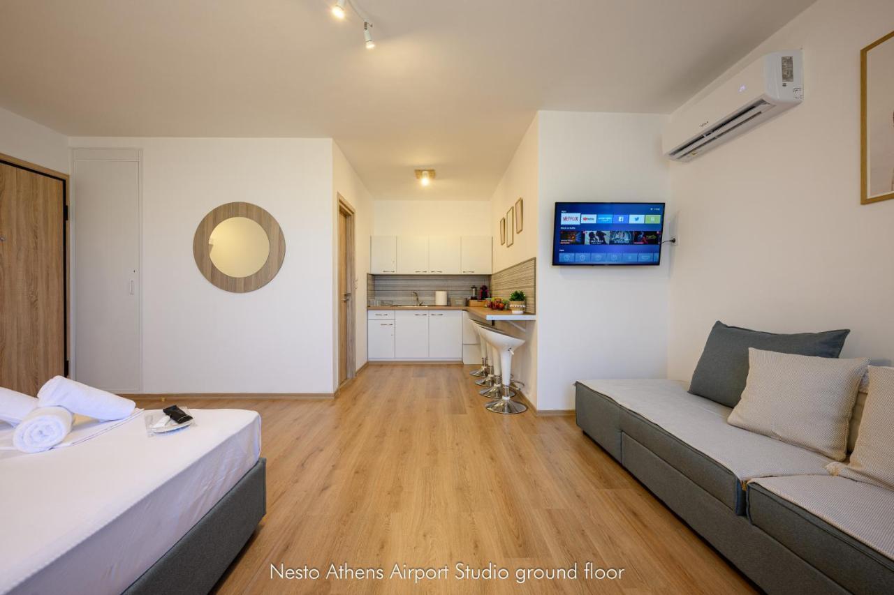 Apartament Nesto Athens Airport Zen Spáta Zewnętrze zdjęcie
